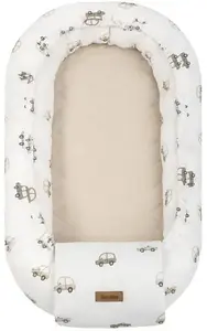 Bērnu kokons Sensillo KOKON Muslin 80x45 cm Cars