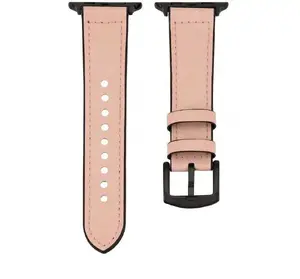 Decoded Connect Watch Strap for 38/40/41mm Apple Watch, Silicone and Leather, M/L, Pink Sand