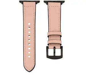 Decoded Connect Watch Strap for 42/44/45mm Apple Watch, Silicone and Leather, M/L, Pink Sand