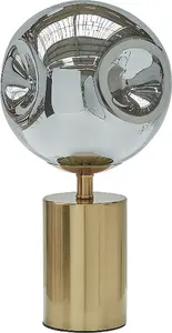 Beliani BOYD Table Lamp, Brass Metal Finish
