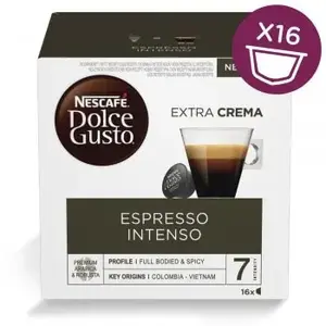 Nescafé Dolce Gusto Espresso Intenso Coffee Capsules, 16 Count