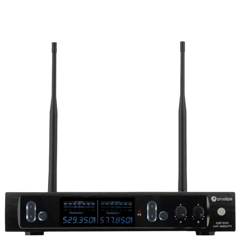 Prodipe M850 DSP Duo UHF F5 Wireless Microphone System Photo 2
