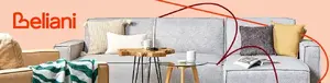 Кровать Beliani LAVAUR из велюра 160 x 200 см, цвет слоновой кости