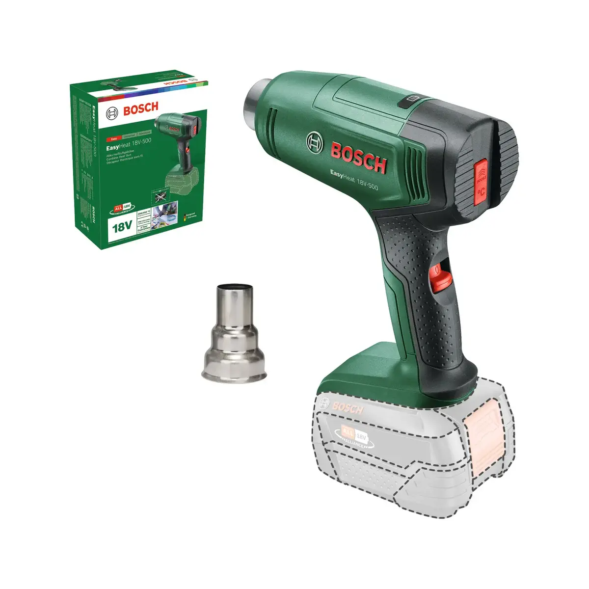 Steinel EasyHeat 18V-500 Cordless Hot Air Gun Photo 3
