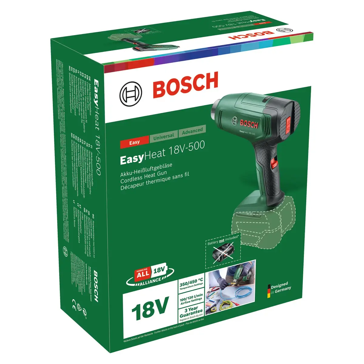 Steinel EasyHeat 18V-500 Cordless Hot Air Gun Photo 4