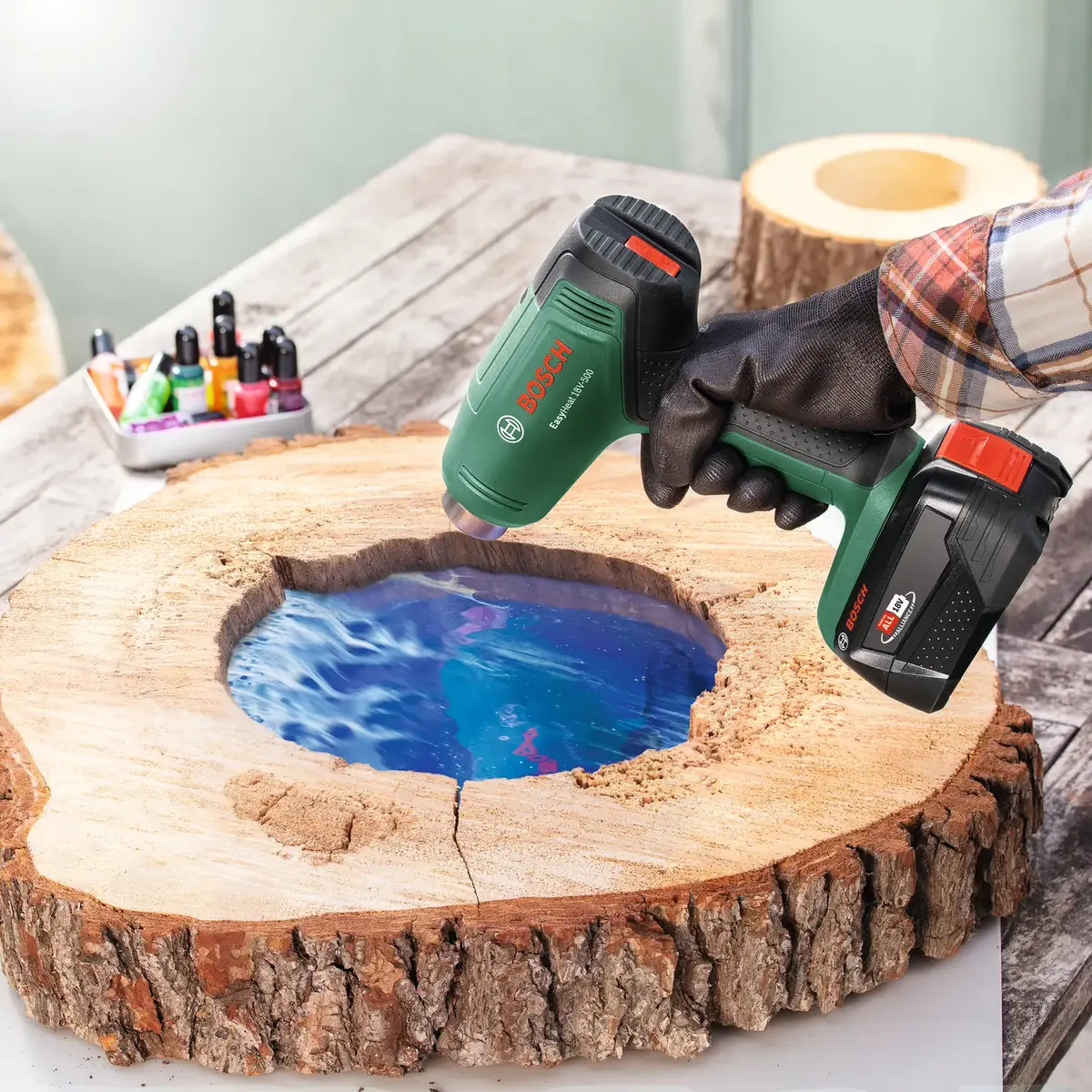 Steinel EasyHeat 18V-500 Cordless Hot Air Gun Photo 5