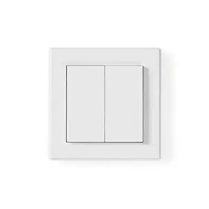 Nedis RFWS20WT Wireless Light Switch, Battery Powered, White
