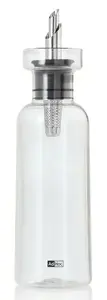 AdHoc AROMAPOUR Oil and Vinegar Dispenser 0.3 L, Glass, Silicone, Stainless Steel