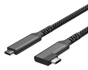 Кабель ShiverPeaks FL31-75014 USB-C на USB-C, USB 3.2 Gen 2, 20 Гбит/с, 100 Вт Power Delivery, 1 м, черный