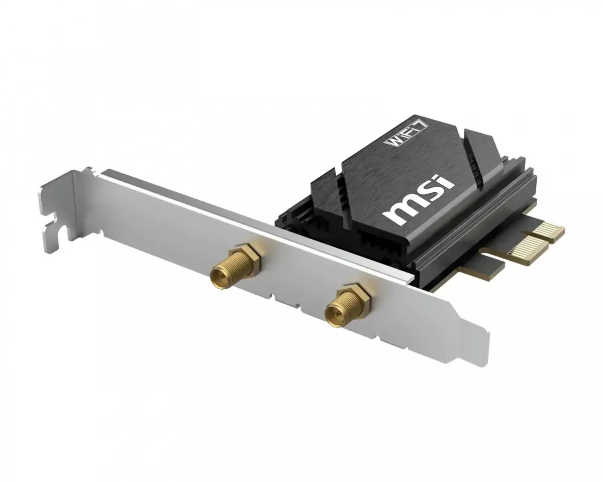 MSI Herald BE6500 WiFi 7 PCIe tīkla karte Photo 3