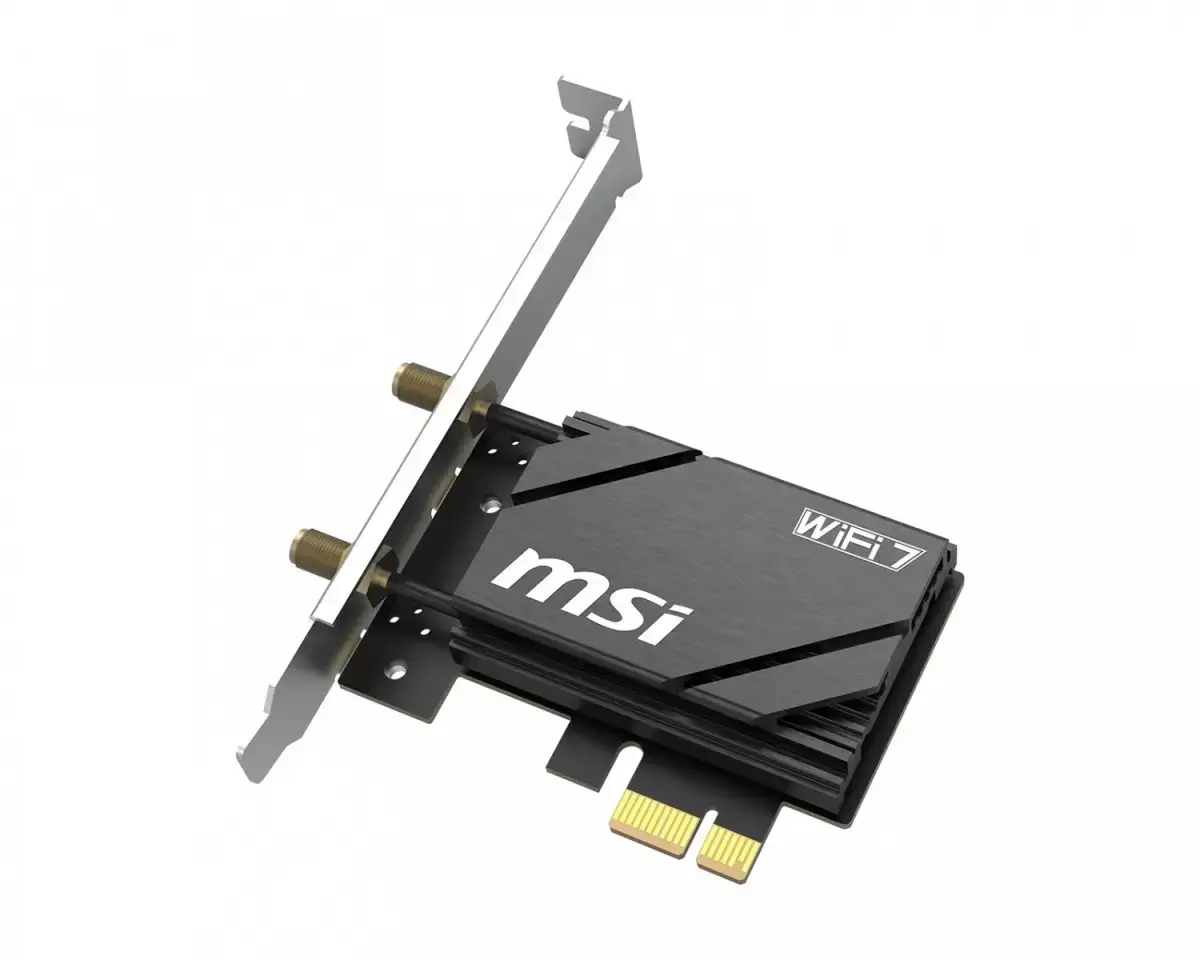MSI Herald BE6500 WiFi 7 PCIe tīkla karte Photo 5