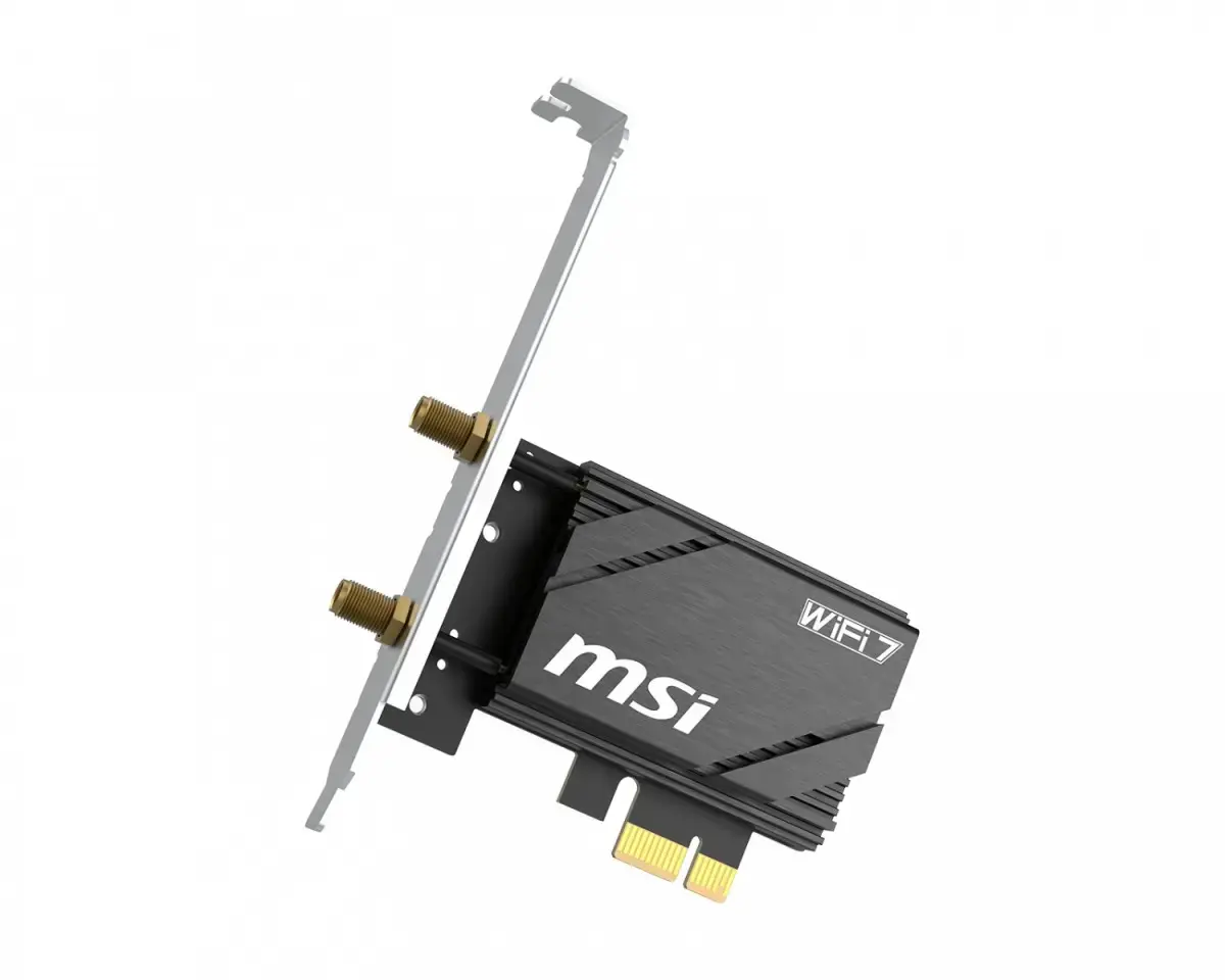 MSI Herald BE6500 WiFi 7 PCIe tīkla karte Photo 7