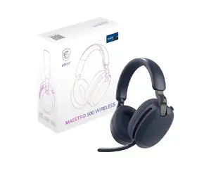 MSI MAESTRO 500 Wireless Gaming Headset, Bluetooth, Supraaural, Blue