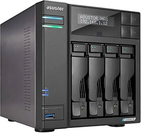 ASUSTOR Lockerstor AS6704T v2 4-vietīgs NAS
