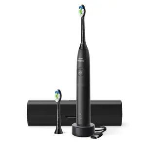 Philips 5300 Series HX7101/03 Sonic Electric Toothbrush with 2 Brush Heads, Black