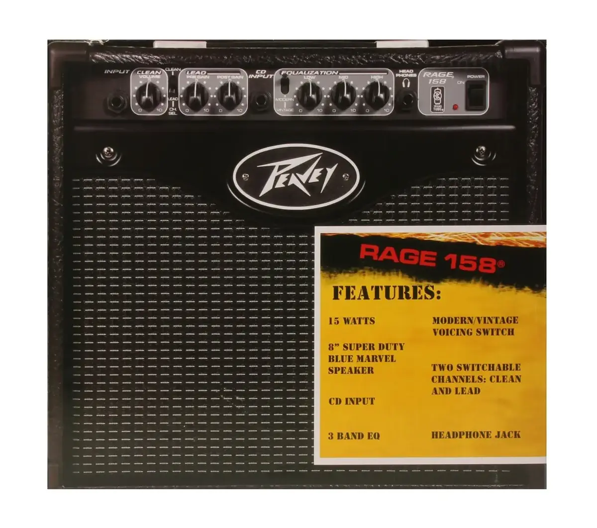Гитарный усилитель Peavey Rage 158 15 Вт Photo 6