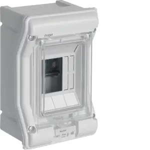 Hager VE103L Surface-Mounted Modular Enclosure 1x3