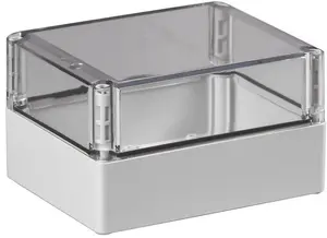 Ensto Cubo S Enclosure SABP131810T, 125x175x100mm, ABS, Transparent Cover, IP67