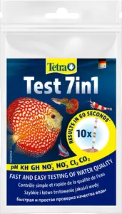 Tetra Test 7in1 Water Analysis Strips, 10 Pieces