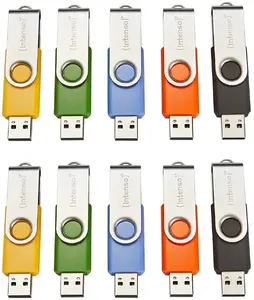 USB-флеш-накопитель Intenso Basic Line 4 ГБ USB 2.0 Type-A с поворотным механизмом