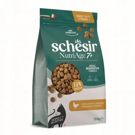 Sausā kaķu barība Schesir Animal Monoprotein