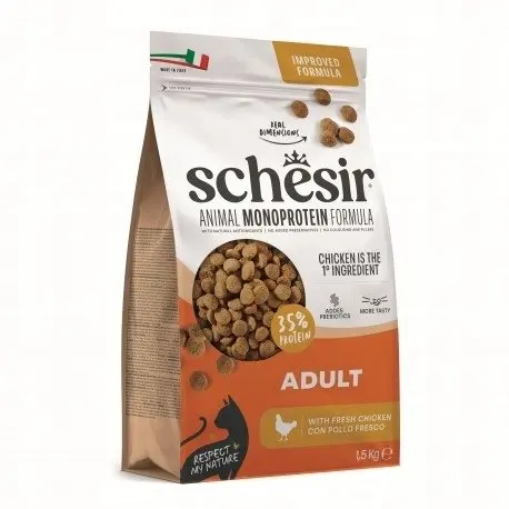 Sausā barība kaķiem Schesir Animal Monoprotein