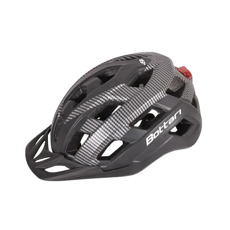 Bottari 94001GB Cycling Helmet - Black/Grey S/M Photo 2