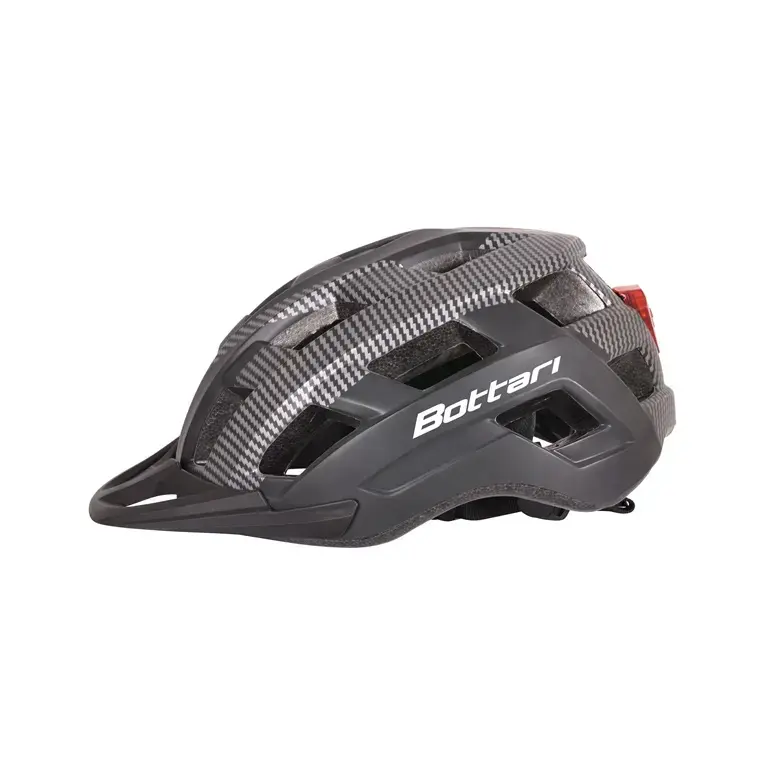 Bottari 94001GB Cycling Helmet - Black/Grey S/M Photo 3