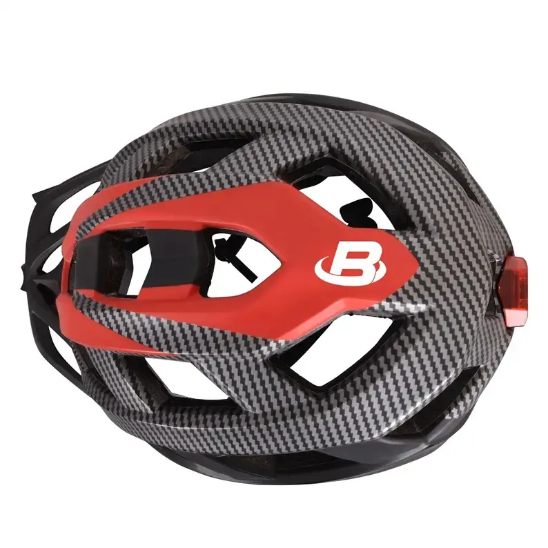 Velosipēda ķivere Bottari 94001RB - melna/sarkana Photo 2