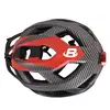 Velosipēda ķivere Bottari 94001RB - melna/sarkana Photo 2