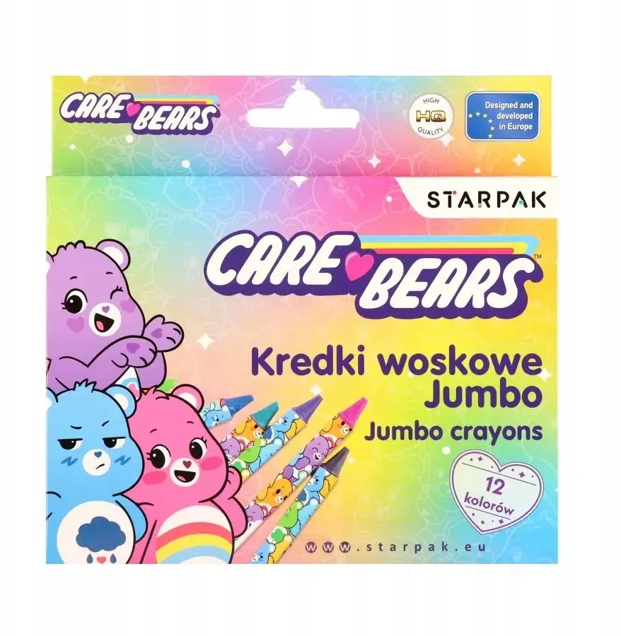 Starpak Jumbo vaska krītiņi, 12 krāsas