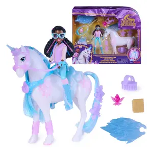 Игровой набор Unicorn Academy Glacier’s Gemstone Adventure с куклой Лайлой и 13 аксессуарами