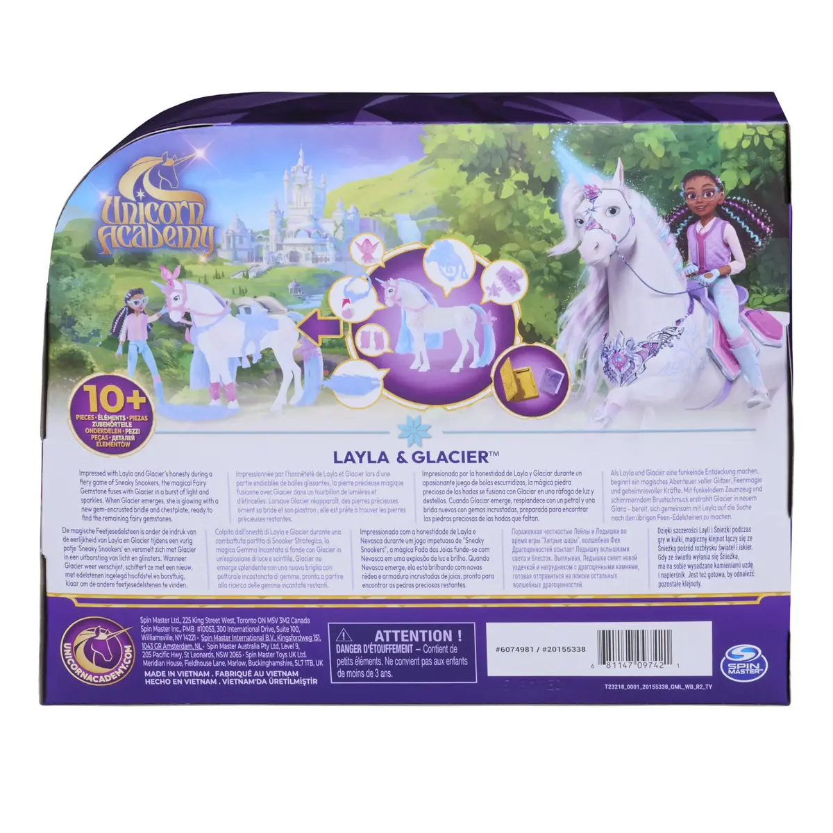 Игровой набор Unicorn Academy Glacier’s Gemstone Adventure с куклой Photo 7
