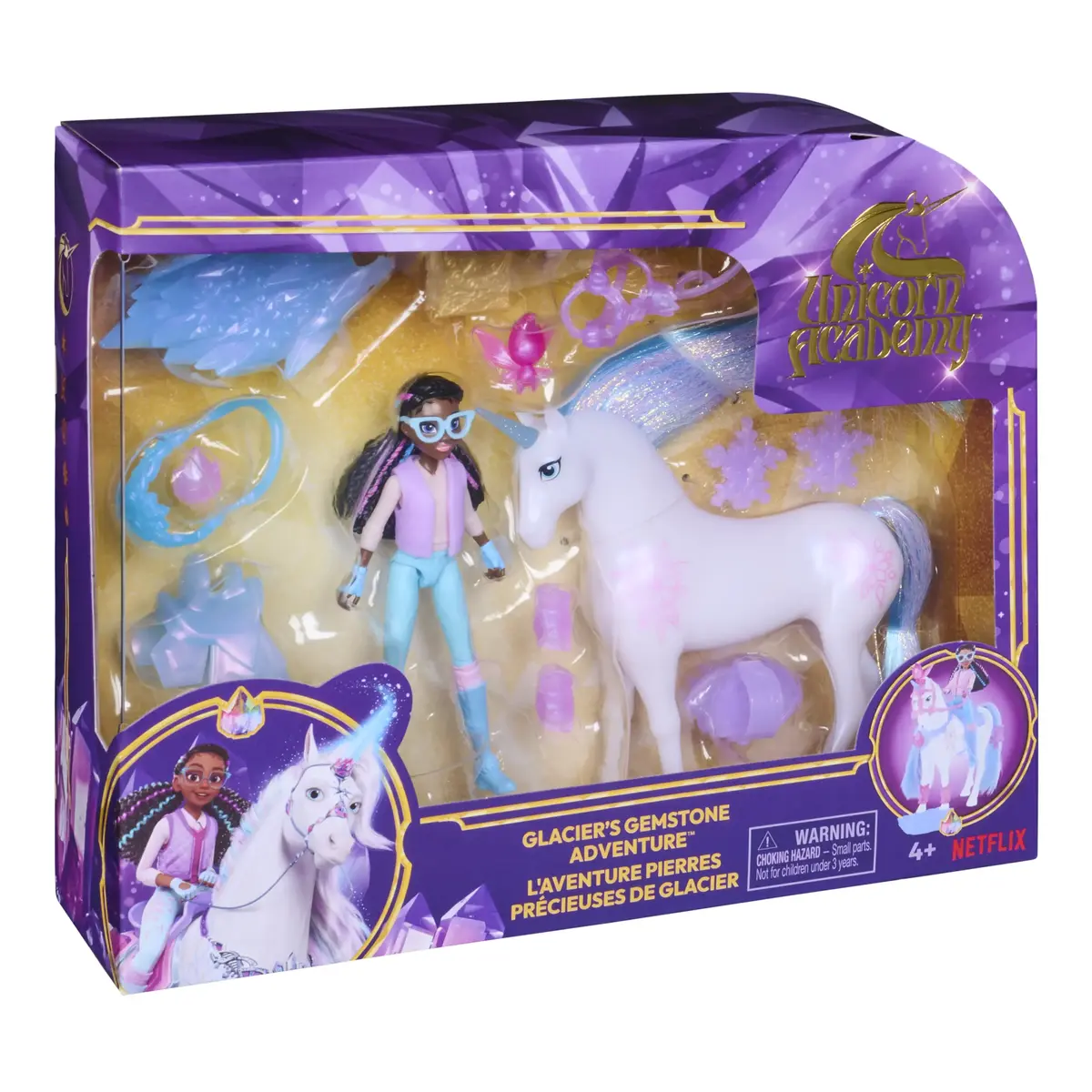 Игровой набор Unicorn Academy Glacier’s Gemstone Adventure с куклой Photo 8