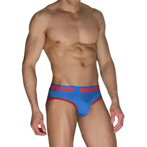 Мужские плавки-слипы Macho Underwear MCH005 Classic сине-красные размер L