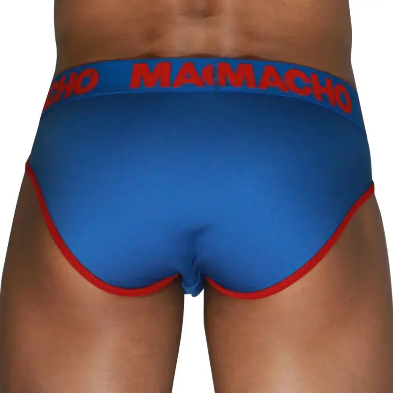 Мужские слипы Macho Underwear MCH005 Classic сине-красные Photo 3