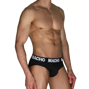 Мужские плавки-слипы Macho Underwear MCH007 Classic, черный цвет, размер L