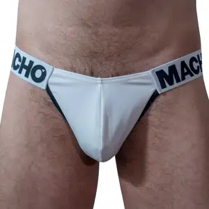 Мужские плавки Macho Underwear MCH009 White Slip Side с пуш-ап эффектом
