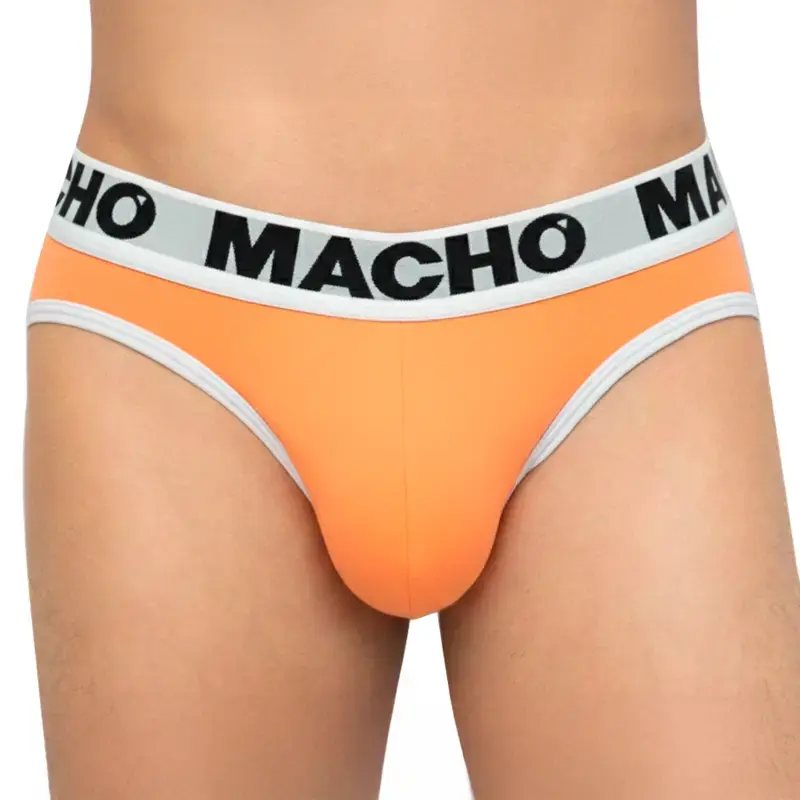Мужские плавки-слипы Macho Underwear MCH012 - оранжевые Photo 2
