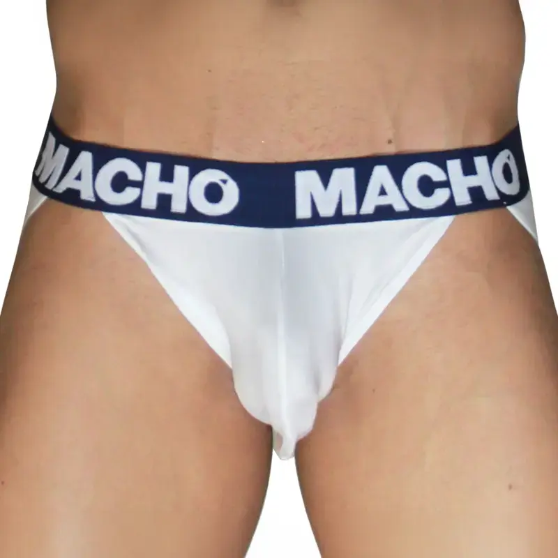 Джокестрап Macho Underwear MX29DK | Белый и темно-синий XL Photo 3