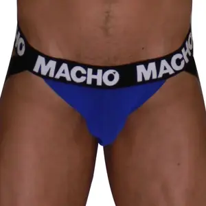 Мужской джокестрап Macho Underwear MX28AZ Blue Grille, размер XL