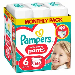 Подгузники-трусики Pampers Pants, размер 6, 13-19 кг, 144 шт.