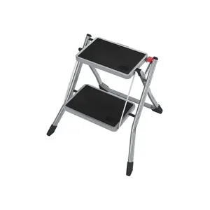 Складная стремянка Songmics GSL002GY01, 2 ступени, серая
