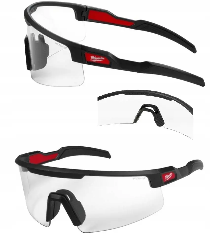 3M Milwaukee Large Format aizsargbrilles, caurspīdīgas