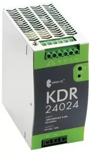 SilentiumPC KDR 24024 DIN sliedes impulsu barošanas bloks 24VDC 10A 240W