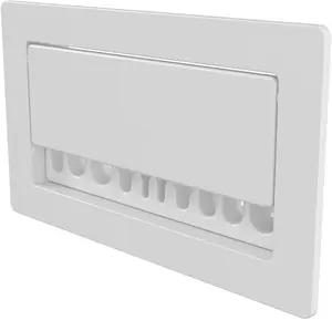 AWENTA KPTV55 kabeļu organizators 55x110 mm balts