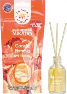 La Casa de los Aromas aromātiskais difuzors ar kociņiem Kanēlis un Apelsīns 30ml