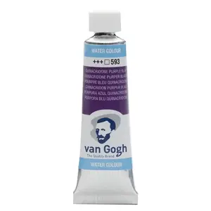 Talens Van Gogh Watercolour Paint Quinacridone Purple Bluish 10 ml Tube