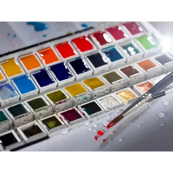 Talens Van Gogh Watercolour Paint Quinacridone Purple Bluish 10ml Photo 3