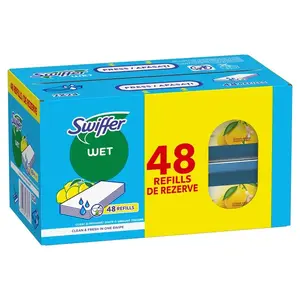 Swiffer Sweeper Wet Floor Cleaning Cloths, 48 Count